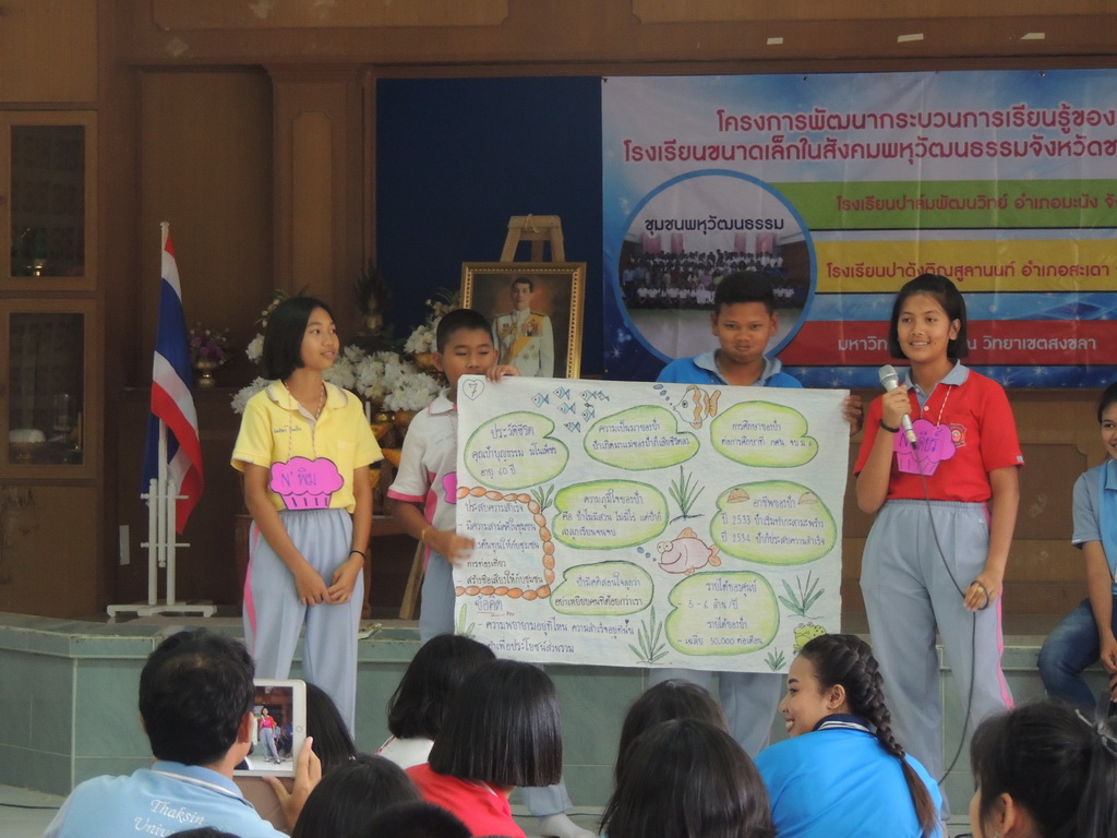 โครงการพัฒนากระบวนการเรียนรู้ของโรงเรียนขนาดเล็กในสังคมพหุวัฒนธรรมจังหวัดชายแดนใต้