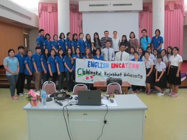 โปรแกรมวิชาภาษาอักฤษ คณะครุศาสตร์ มหาวิทยาลัยราชภัฏเชียงราย จัดโครงการความร่วมมือ