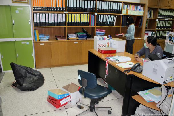 ครงการ 5 ส. สำนักงานคณะศึกษาศาสตร์ บุคลากรคณะศึกษาศาสตร์