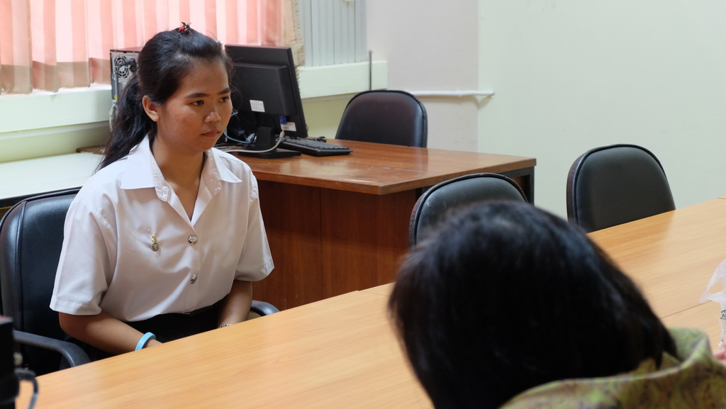 การสอบสัมภาษณ์นิสิตโครงการส่งเสริมและพัฒนาศักยภาพของนิสิตและบุคลากรกับสถาบันอุดมศึกษาในต่างประเทศ “SEED 2018”